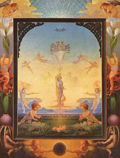 Philipp Otto Runge Morning Germany oil painting art